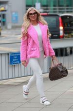 CHRISTINE MCGUINNESS at Airport in Manchester 02/01/2020