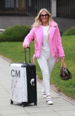 CHRISTINE MCGUINNESS at Airport in Manchester 02/01/2020