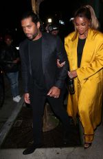 CIARA and Russell Wilson at Olivetta Restaurant in West Hollywood 02/08/2020