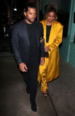 CIARA and Russell Wilson at Olivetta Restaurant in West Hollywood 02/08/2020