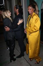 CIARA and Russell Wilson at Olivetta Restaurant in West Hollywood 02/08/2020