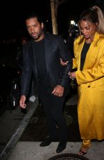 CIARA and Russell Wilson at Olivetta Restaurant in West Hollywood 02/08/2020