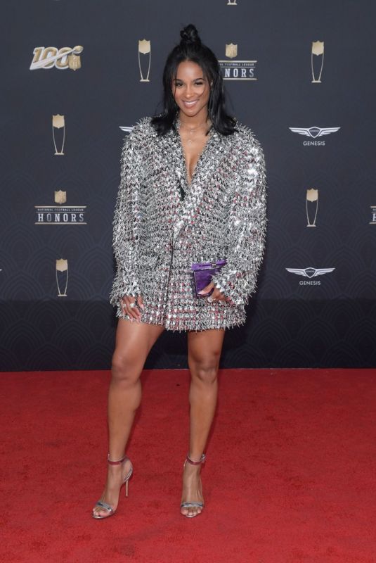 CIARA at 9th Annual NFL Honors in Miami 02/01/2020