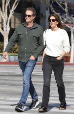 CINDY CRAWFORD and Rande Gerber Out for Lunch in West Hollywood 02/18/2020