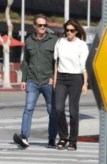 CINDY CRAWFORD and Rande Gerber Out for Lunch in West Hollywood 02/18/2020