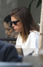 CINDY CRAWFORD and Rande Gerber Out for Lunch in West Hollywood 02/18/2020