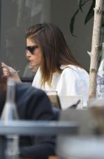 CINDY CRAWFORD and Rande Gerber Out for Lunch in West Hollywood 02/18/2020