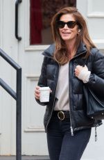 CINDY CRAWFORD Out for Coffee in New York 02/05/2020