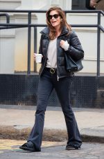 CINDY CRAWFORD Out for Coffee in New York 02/05/2020