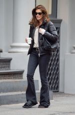 CINDY CRAWFORD Out for Coffee in New York 02/05/2020