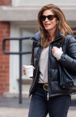 CINDY CRAWFORD Out for Coffee in New York 02/05/2020