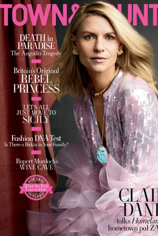 CLAIRE DANES in Town & Country Magazine, March 2020
