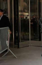 COCO ROCHA Arrives at Longchamp Show at New York Fashion Week 02/08/2020
