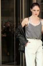 COCO ROCHA Leaves Longchamp Show at New York Fashion Week 02/08/2020