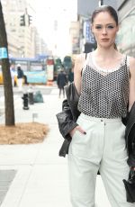 COCO ROCHA Leaves Longchamp Show at New York Fashion Week 02/08/2020