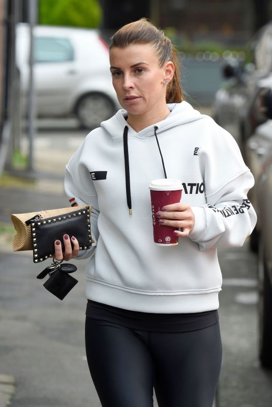 COLEEN ROONEY at Costa Coffee in Cheshire 02/05/2020