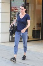 COURTENEY COX Leaves a Spa in Beverly Hills 02/25/2020