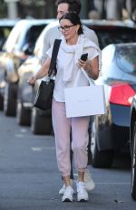 COURTENEY COX Out Shopping in West Hollywood 02/04/2020