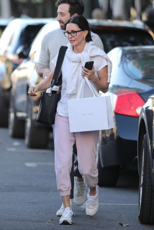COURTENEY COX Out Shopping in West Hollywood 02/04/2020
