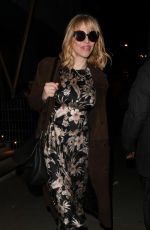 COURTNEY LOVE Arrives at Love Magazine Party in London 02/17/2020