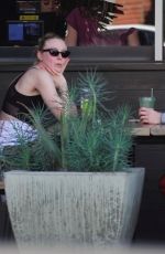 DAKOTA FANNING Out and About in Los Angeles 02/28/2020