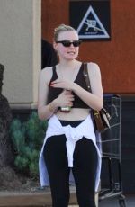 DAKOTA FANNING Out and About in Los Angeles 02/28/2020