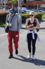 DAKOTA FANNING Out and About in Los Angeles 02/28/2020