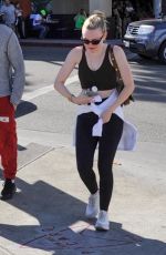 DAKOTA FANNING Out and About in Los Angeles 02/28/2020