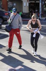 DAKOTA FANNING Out and About in Los Angeles 02/28/2020