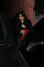 DAKOTA JOHNSON Night Out in Los Angeles 02/05/2020