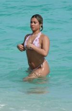 DANILEIGH in Bikini at a Beach in Miami 02/05/2020