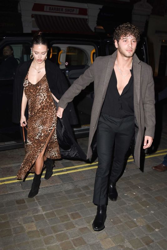 DELILAH HAMLIN and Eyal Booker Out for Dinner in West Hollywood 02/14/2020