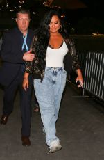DEMI LOVATO Arrives at Superbowl LIV in Miami 02/02/2020