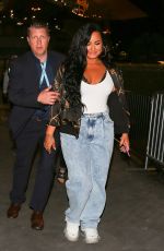 DEMI LOVATO Arrives at Superbowl LIV in Miami 02/02/2020