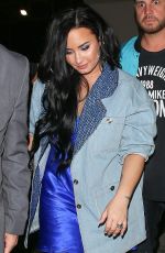 DEMI LOVATO Leaves E11even Nightclub in Miami 01/31/2020