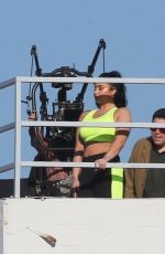 DEMI LOVATO on the Set of a Photoshoot in Los Angeles 02/11/2020