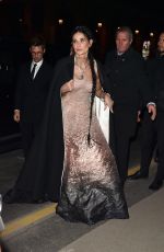 DEMI MOORE Arrives at Harper