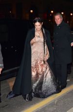 DEMI MOORE Arrives at Harper
