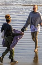 DIANE KRUGER and KIERNAN SHIPKA on the Set of Swimming with Sharks in Malibu 02/26/2020