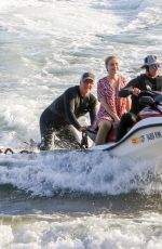 DIANE KRUGER and KIERNAN SHIPKA on the Set of Swimming with Sharks in Malibu 02/26/2020