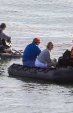 DIANE KRUGER and KIERNAN SHIPKA on the Set of Swimming with Sharks in Malibu 02/26/2020