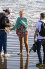 DIANE KRUGER and KIERNAN SHIPKA on the Set of Swimming with Sharks in Malibu 02/26/2020