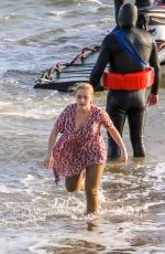 DIANE KRUGER and KIERNAN SHIPKA on the Set of Swimming with Sharks in Malibu 02/26/2020