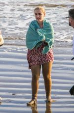 DIANE KRUGER and KIERNAN SHIPKA on the Set of Swimming with Sharks in Malibu 02/26/2020