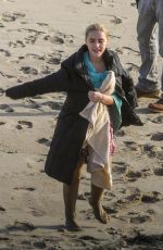 DIANE KRUGER and KIERNAN SHIPKA on the Set of Swimming with Sharks in Malibu 02/26/2020