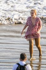 DIANE KRUGER and KIERNAN SHIPKA on the Set of Swimming with Sharks in Malibu 02/26/2020