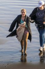 DIANE KRUGER and KIERNAN SHIPKA on the Set of Swimming with Sharks in Malibu 02/26/2020