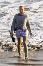 DIANE KRUGER and KIERNAN SHIPKA on the Set of Swimming with Sharks in Malibu 02/26/2020
