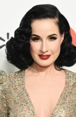 DITA VON TEESE at Elton John Aids Foundation Oscar Viewing Party in West Hollywood 02/09/2020
