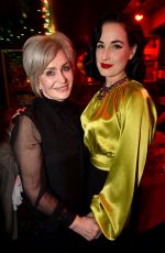 DITA VON TEESE at Ozzy Osbourne Global Tattoo and Album Listening Party in Los Angeles 02/20/2020
